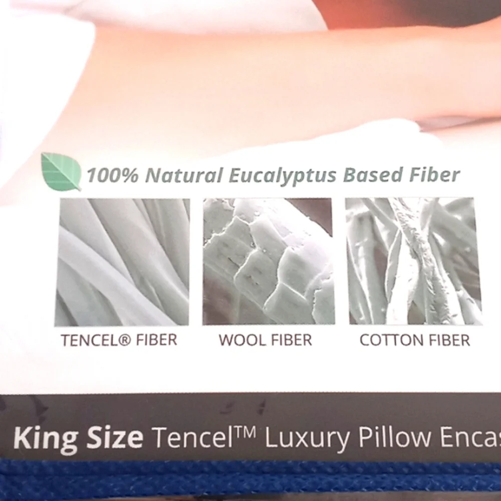 Perlux King Sized Luxury Pillow Encasement Covers
